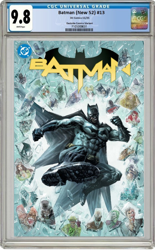 BATMAN (NEW 52) #13 ALAN QUAH VARIANT LIMITED TO 500 COPIES CGC 9.8 PREORDER