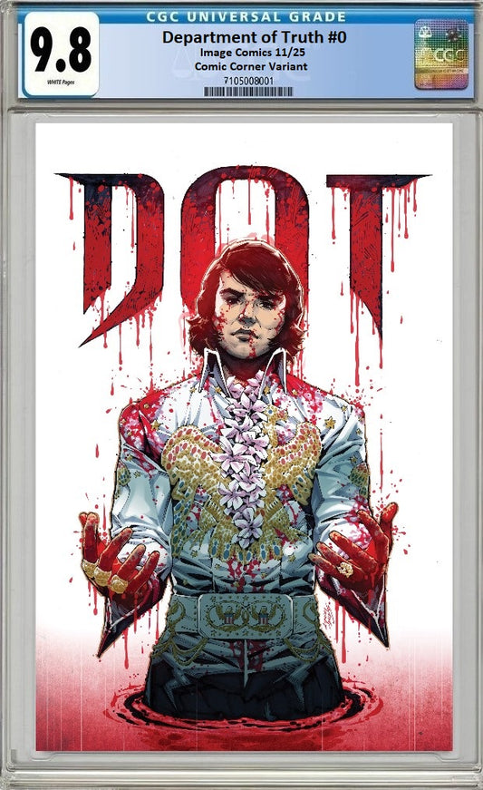 DEPARTMENT OF TRUTH #0 LIPWEI DMX ALBUM COVER HOMAGE LIMITED TO 300 COPIES CGC 9.8 PREORDER