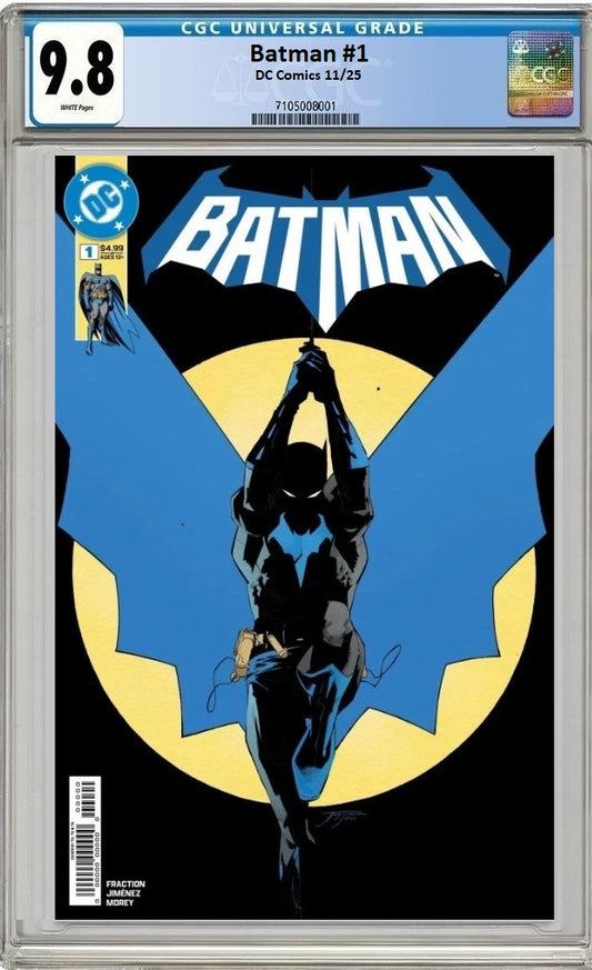 BATMAN #1 CVR A JORGE JIMENEZ CGC 9.8 PREORDER