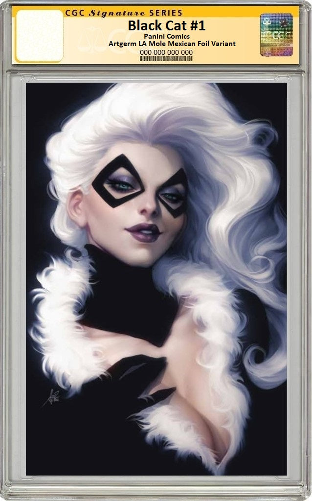 BLACK CAT #1 ARTGERM 1:200 VIRGIN LA MOLE 2025 FOIL VARIANT LIMITED TO 1000 COPIES CGC SS PREORDER