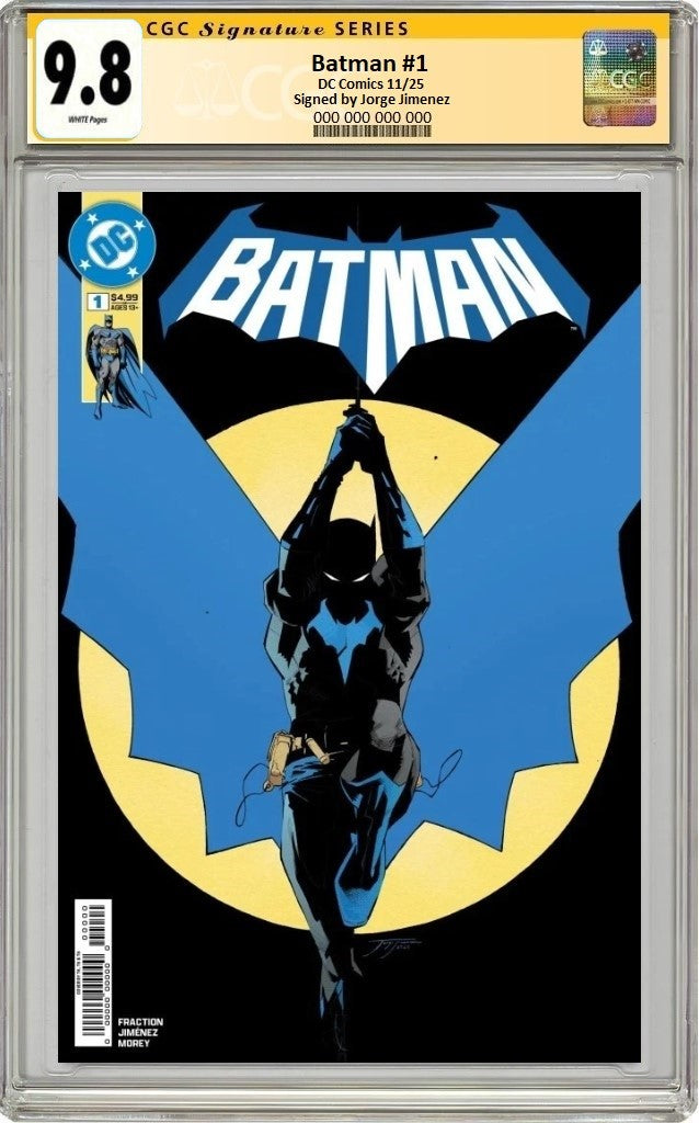 BATMAN #1 CVR A JORGE JIMENEZ CGC SS 9.8 SIGNED BY JORGE JIMENEZ