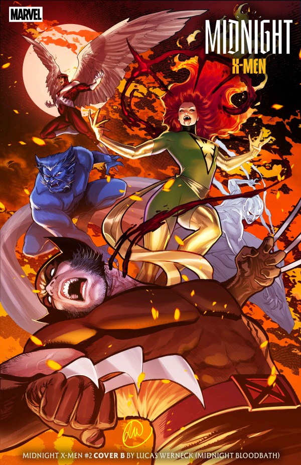 18/11/2026 MIDNIGHT X-MEN #2 COVER B LUCAS WERNECK MIDNIGHT BLOODBATH VARIANT