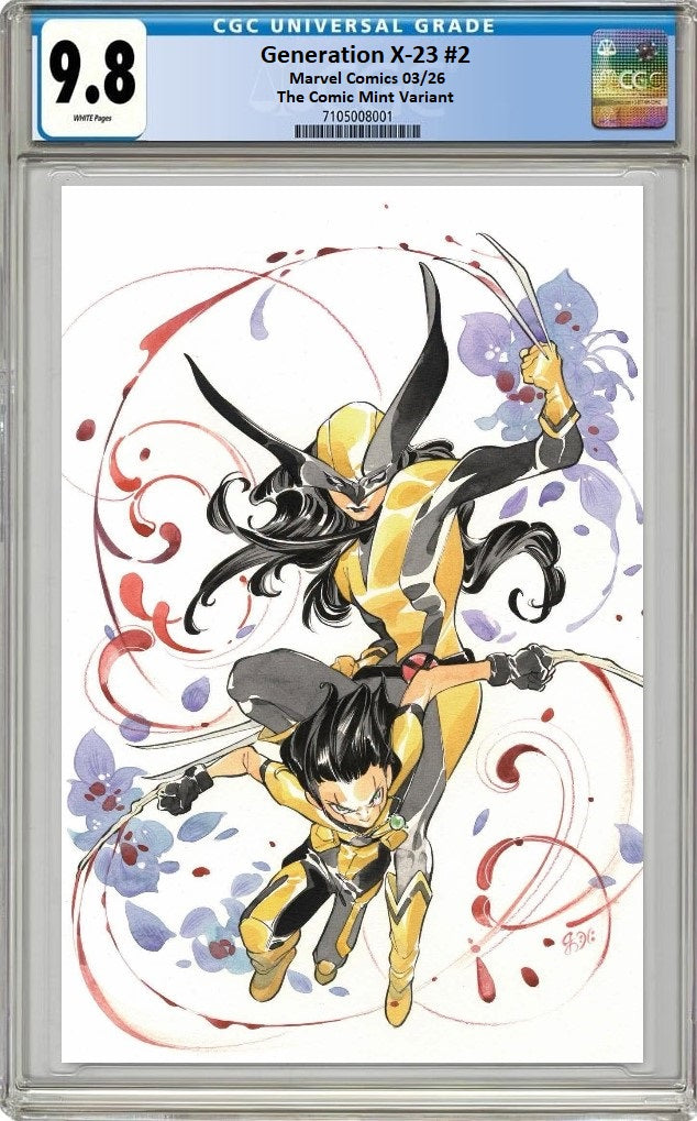 GENERATION X-23 #2 PEACH MOMOKO NYCC 2026 VIRGIN VARIANT LIMITED TO 800 COPIES CGC 9.8 PREORDER