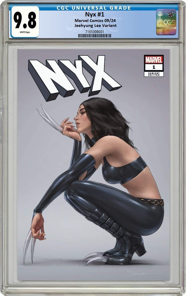 NYX #1 JEEHYUNG LEE TRADE DRESS VARIANT LIMITED TO 3000 COPIES CGC 9.8 PREORDER