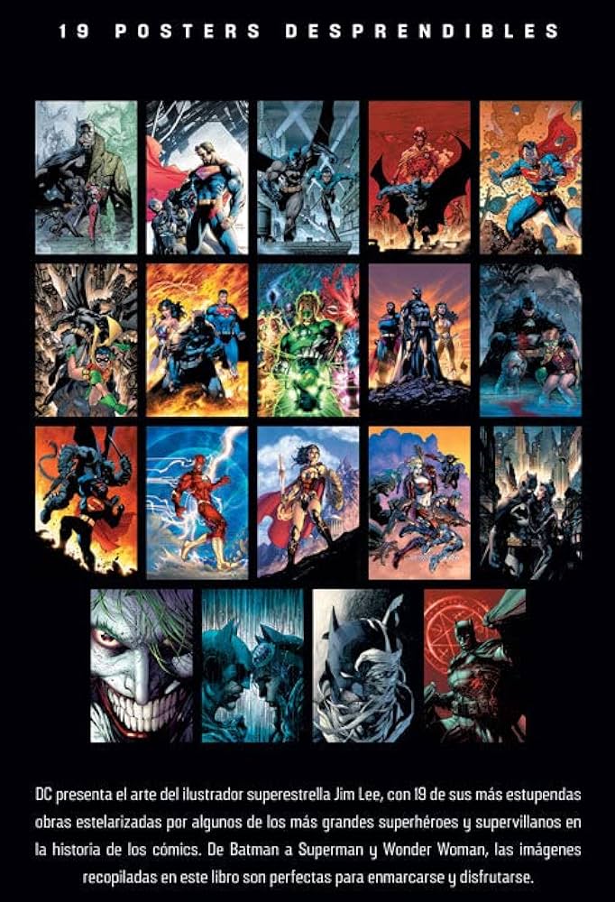 DC POSTER PORTFOLIO: JIM LEE - 20 POSTERS!!