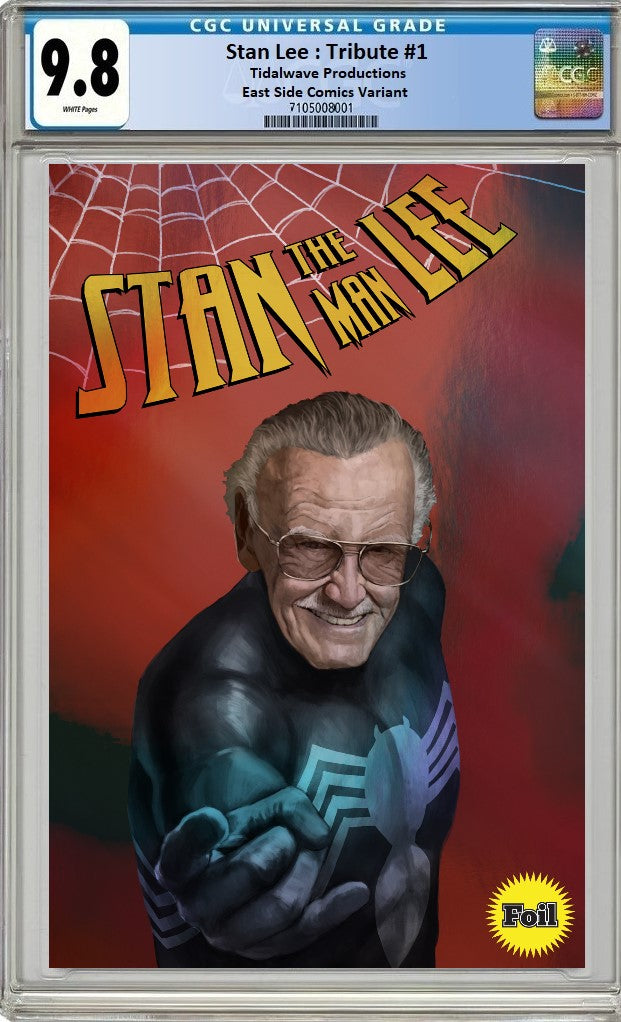 STAN LEE : TRIBUTE #1 SKAN 'VENOM STAN' VARIANTS - CARD STOCK, FOIL & CGC OPTIONS