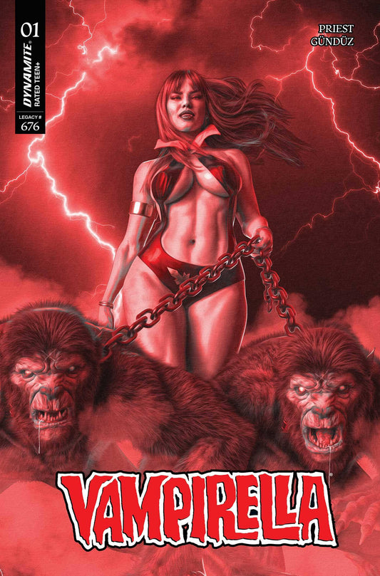 26/03/2025 VAMPIRELLA (2025) #1 MARK SPEARS 1:10 FIERY RED VARIANT