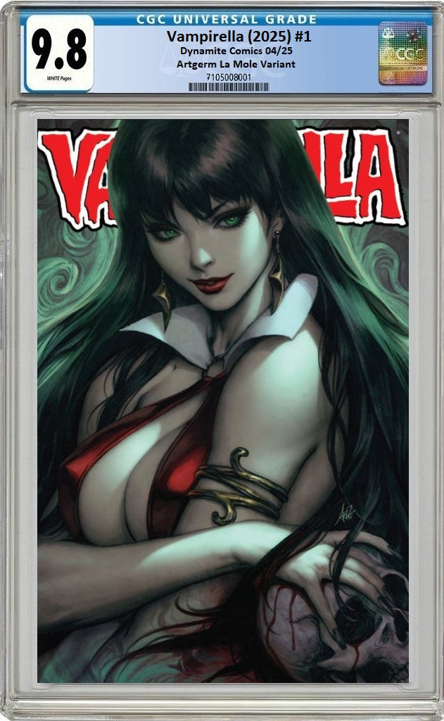 VAMPIRELLA (2025) #1 ARTGERM LA MOLE TRADE DRESS VARIANT LIMITED TO 1000 COPIES - RAW & CGC OPTIONS