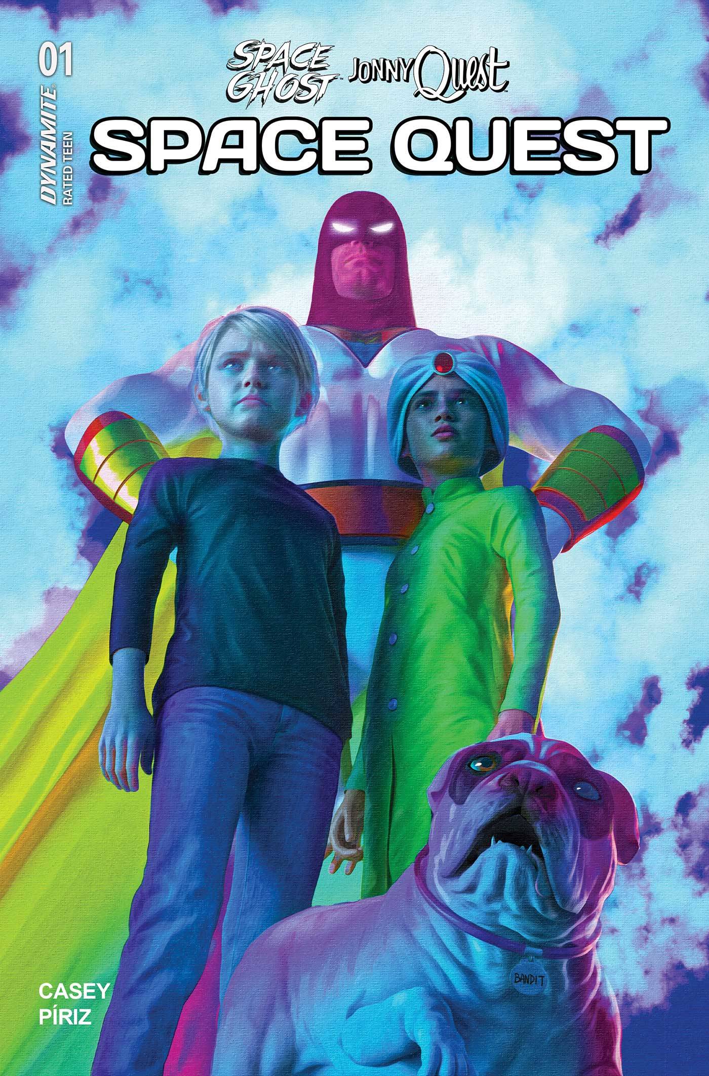 SPACE GHOST JONNY QUEST SPACE QUEST #1 MARK SPEARS BLUE VARIANT