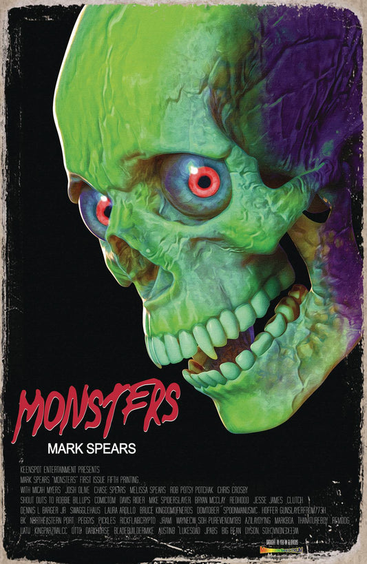 21/05/2025 MARK SPEARS MONSTERS #1 5TH PRINT 1:20 EVIL DEAD HOMAGE VARIANT