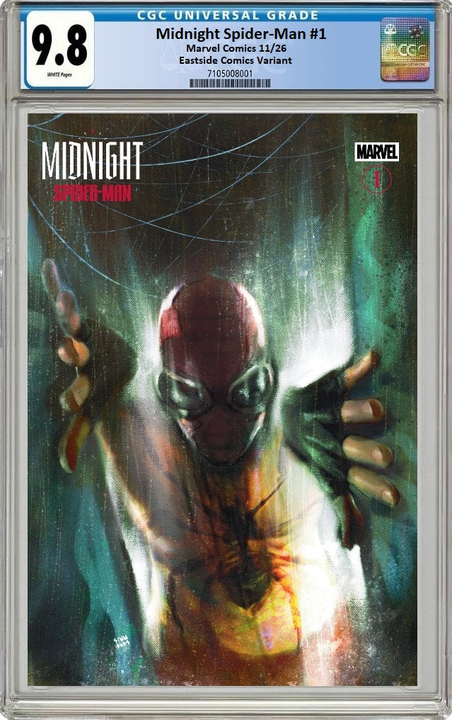 MIDNIGHT SPIDER-MAN #1 MARTIN SIMMONDS NYCC 2026 TRADE DRESS VARIANT LIMITED TO 800 COPIES CGC 9.8 PREORDER