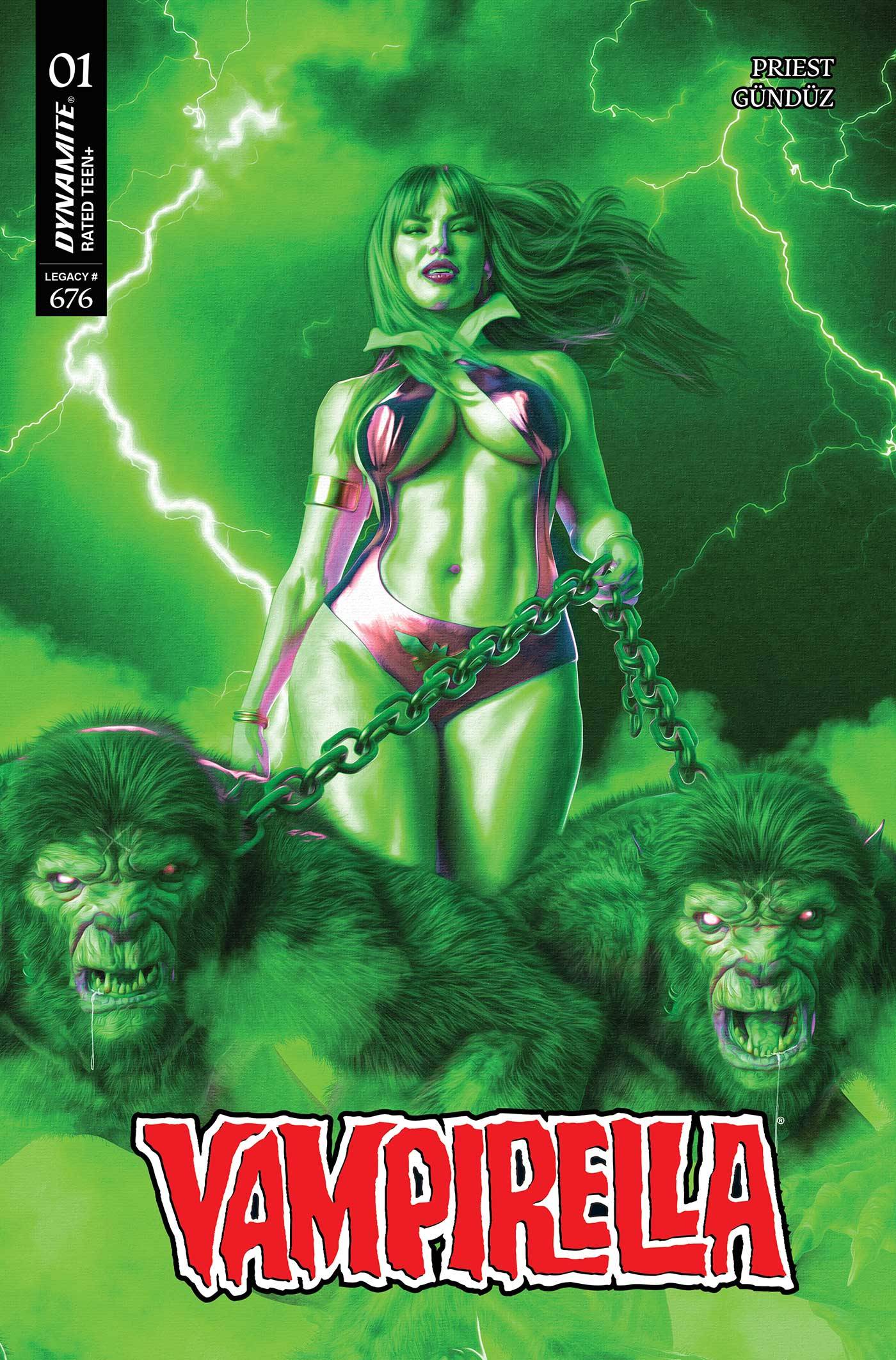 26/03/2025 VAMPIRELLA (2025) #1 MARK SPEARS 1:25 EMERALD VARIANT