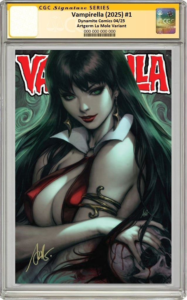 VAMPIRELLA (2025) #1 ARTGERM LA MOLE TRADE DRESS VARIANT LIMITED TO 1000 COPIES - RAW & CGC OPTIONS
