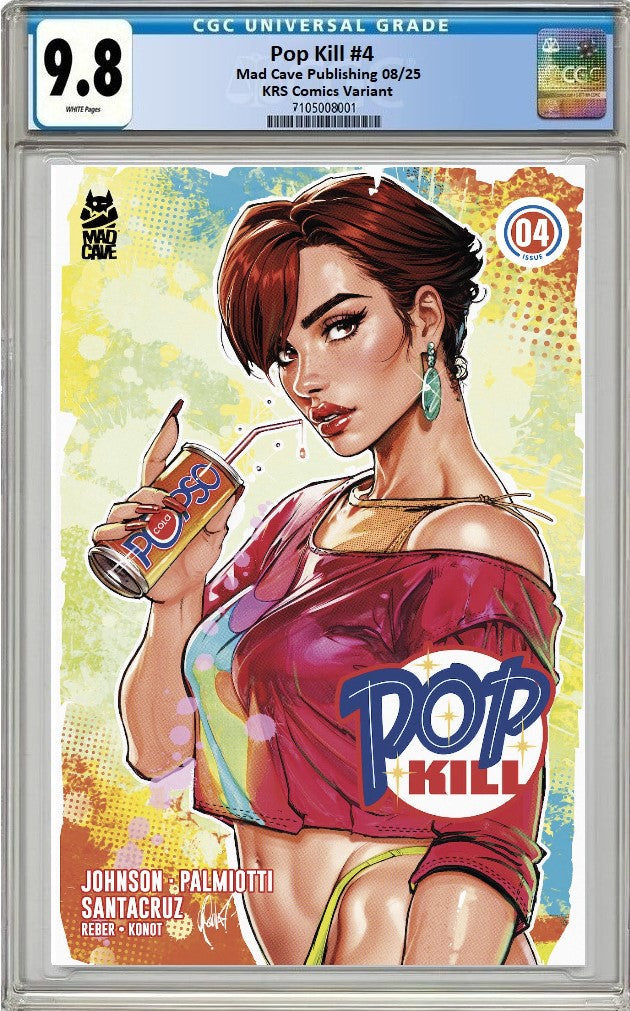 POP KILL #4 CEDRIC POULAT SFW VARIANT LIMITED TO 300 COPIES CGC 9.8 PREORDER