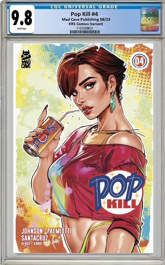 POP KILL #4 CEDRIC POULAT SFW VARIANT LIMITED TO 300 COPIES CGC 9.8 PREORDER