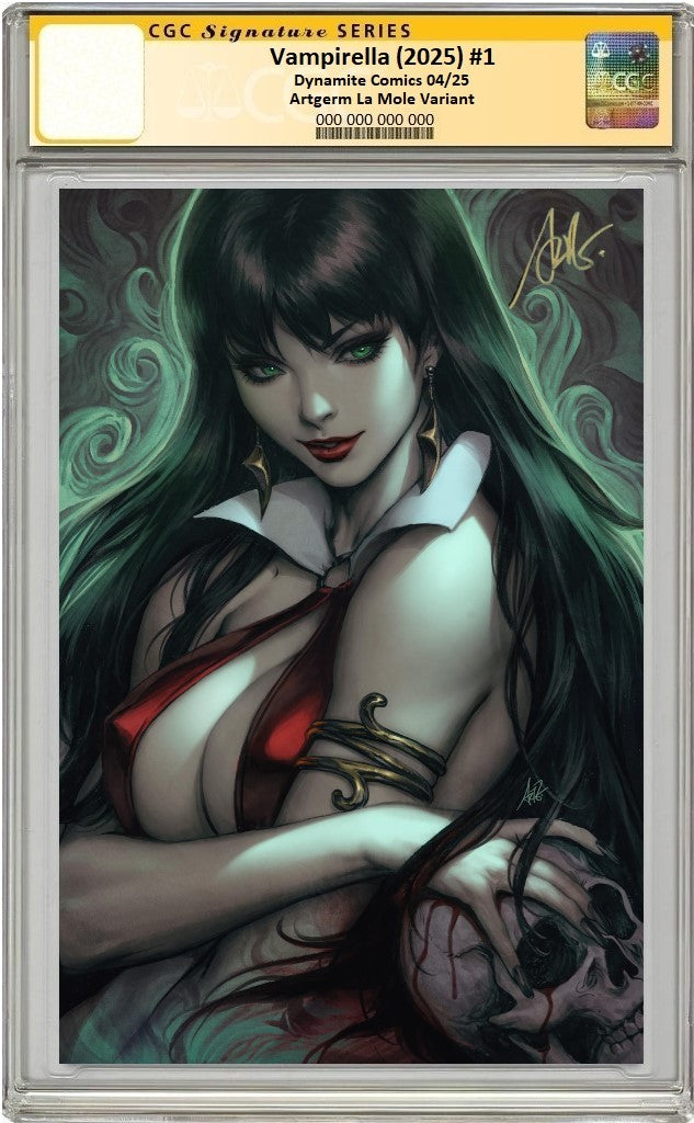 VAMPIRELLA (2025) #1 ARTGERM LA MOLE VIRGIN VARIANT LIMITED TO 500 COPIES - RAW & CGC OPTIONS