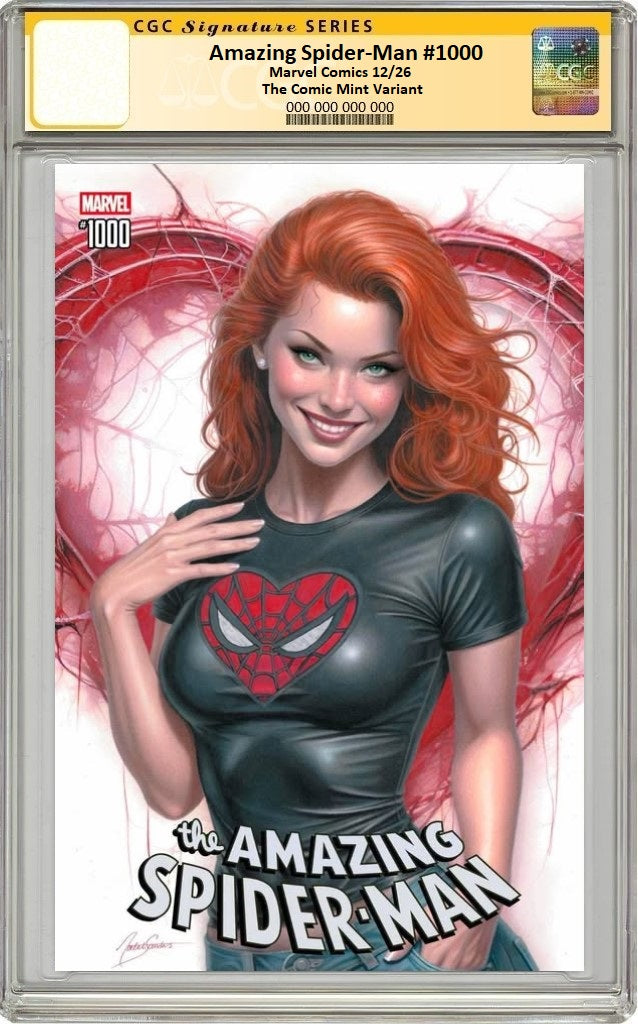 AMAZING SPIDER-MAN #1000 NATALI SANDERS NYCC 2026 VARIANT LIMITED TO 1500 COPIES CGC SS PREORDER