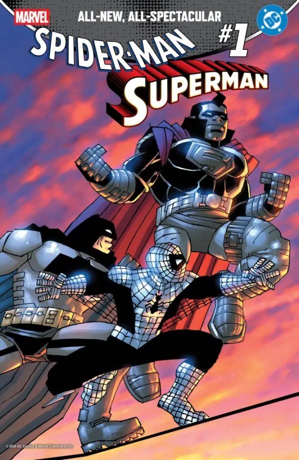 15/04/2026 MARVEL/DC: SPIDER-MAN/SUPERMAN #1 1:50 FRANK MILLER VARIANT