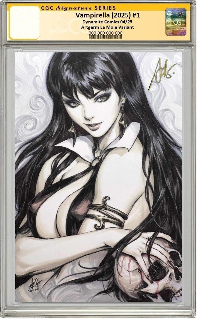 VAMPIRELLA (2025) #1 ARTGERM LA MOLE SKETCH VIRGIN VARIANT LIMITED TO 250 COPIES - RAW & CGC OPTIONS
