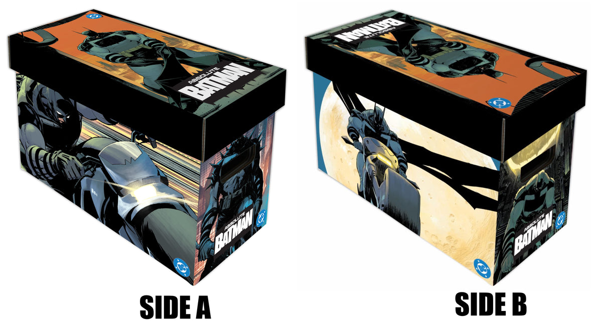 ABSOLUTE BATMAN SHORT BOX (HOLDS APPROX 150 TO 175 COMICS)