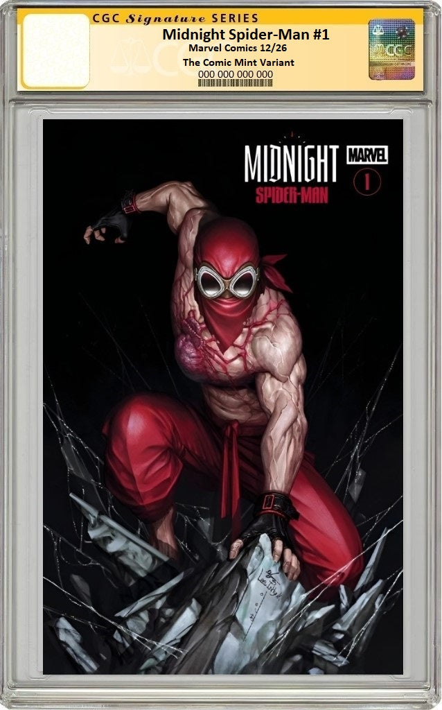 MIDNIGHT SPIDER-MAN #1 INHYUK LEE NYCC 2026 VARIANT LIMITED TO 800 COPIES CGC REMARK PREORDER