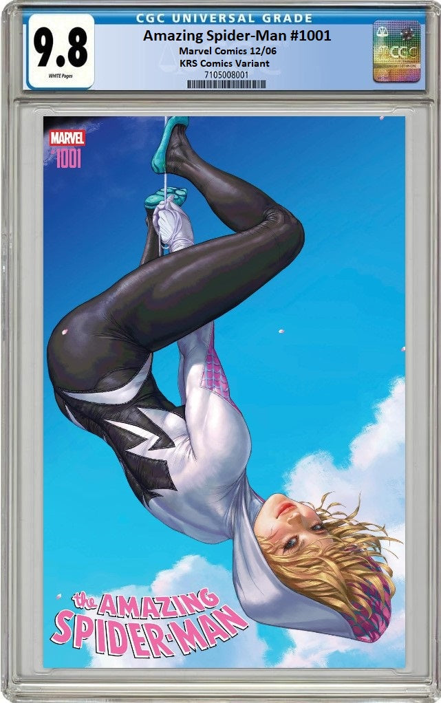 AMAZING SPIDER-MAN #1001 KYUYONG EOM TRADE DRESS VARIANT LIMITED TO 2000 COPIES CGC 9.8 PREORDER