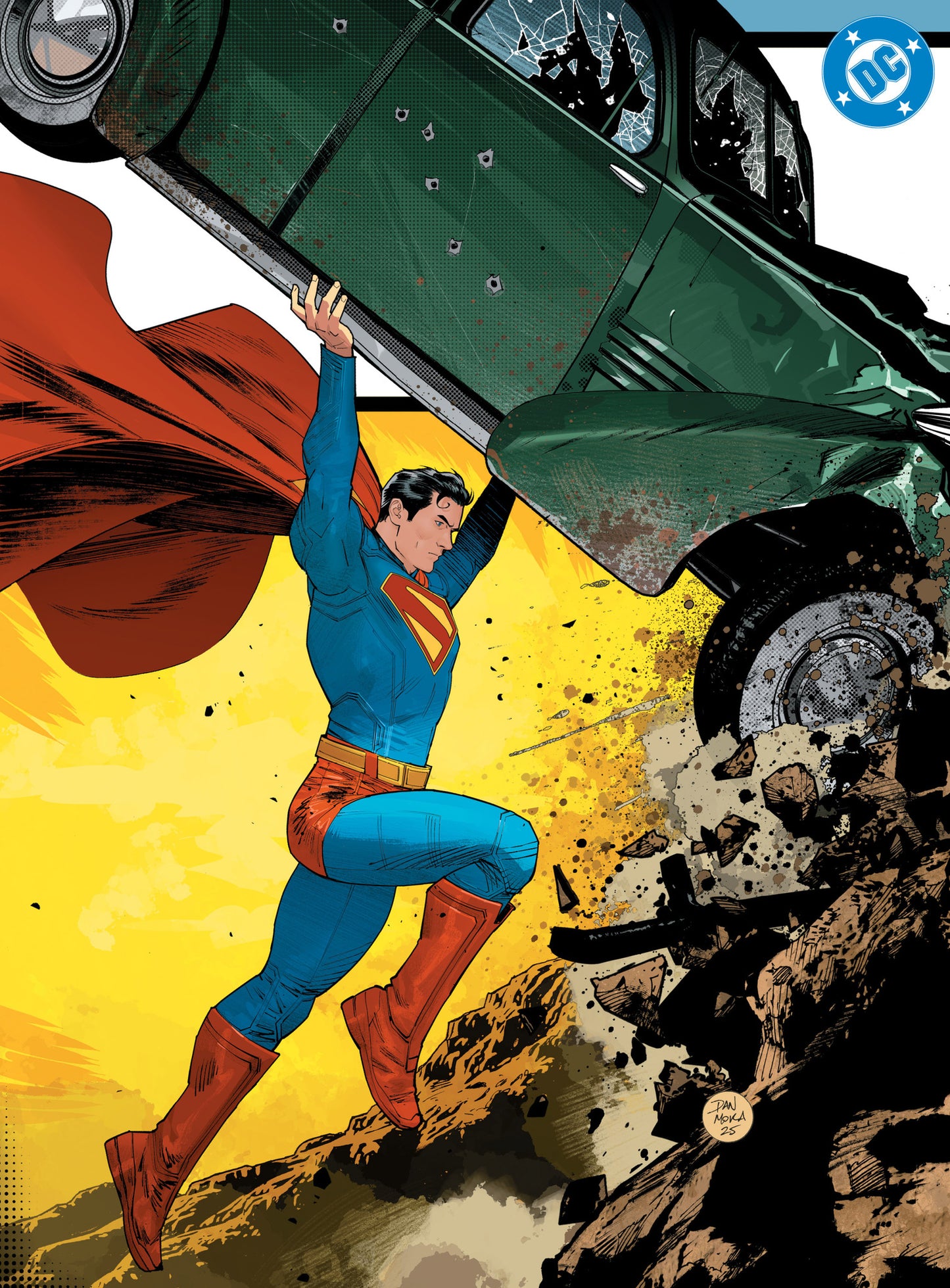 09/04/2025 ACTION COMICS #1 GOLDEN AGE FACSIMILE EDITION DAN MORA HOMAGE VIRGIN VARIANT