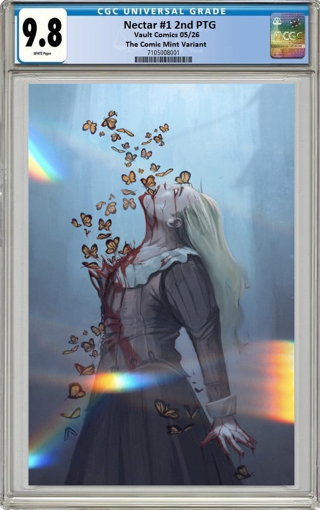 NECTAR #1 2ND PTG KEVEN MALLQUI VIRGIN FOIL VARIANT LIMITED TO 400 COPIES CGC 9.8 PREORDER