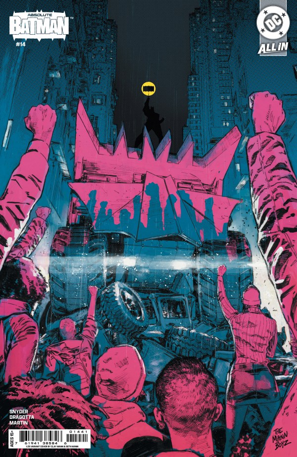 26/11/2025 ABSOLUTE BATMAN #14 1:25 CLAY MANN VARIANT