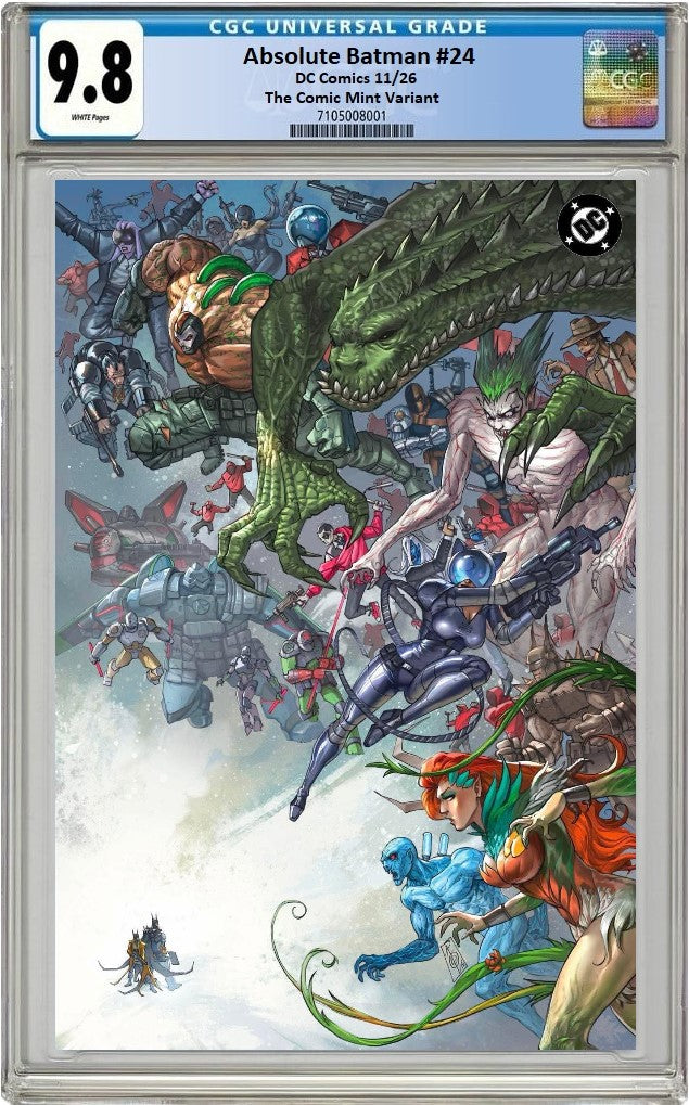 ABSOLUTE BATMAN #24 ALAN QUAH VIRGIN NYCC 2026 VARIANT LIMITED TO 600 COPIES CGC 9.8 PREORDER