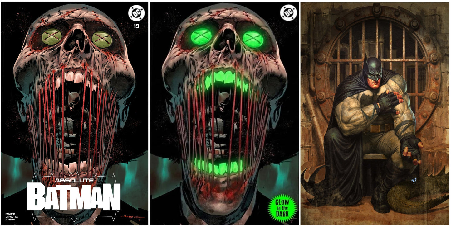 ABSOLUTE BATMAN #19 RAFA SANDOVAL TRADE/GITD VIRGIN + 1:25 VARIANT