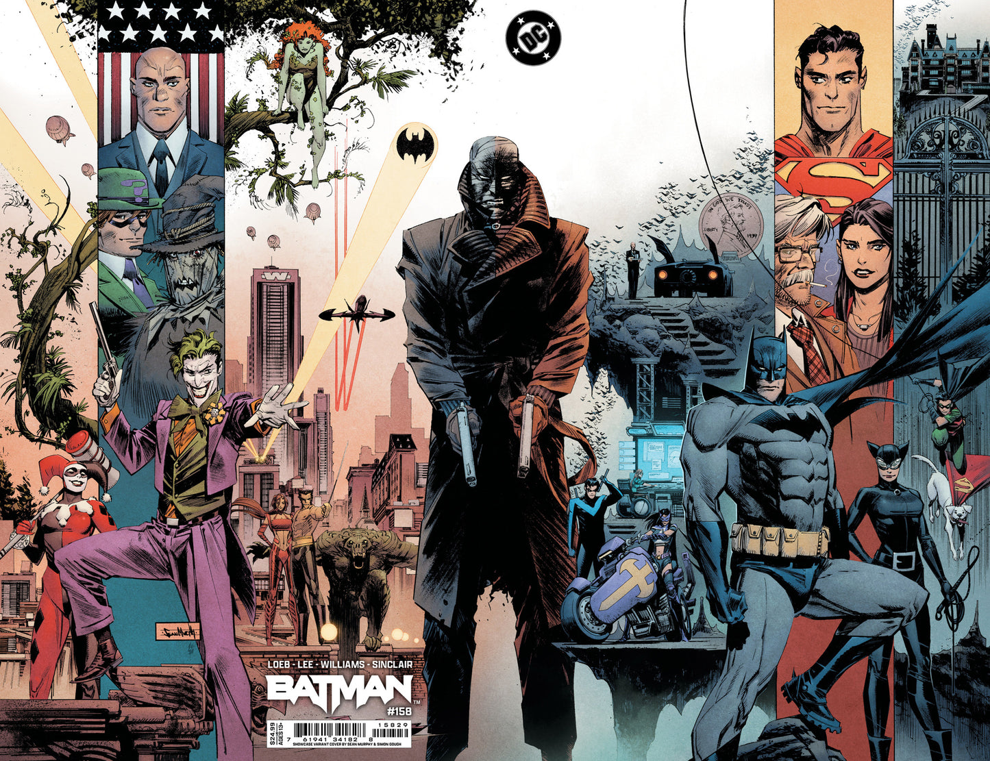 26/03/2025 BATMAN #158 SEAN GORDON MURPHY DC SHOWCASE WRAPAROUND VARIANT