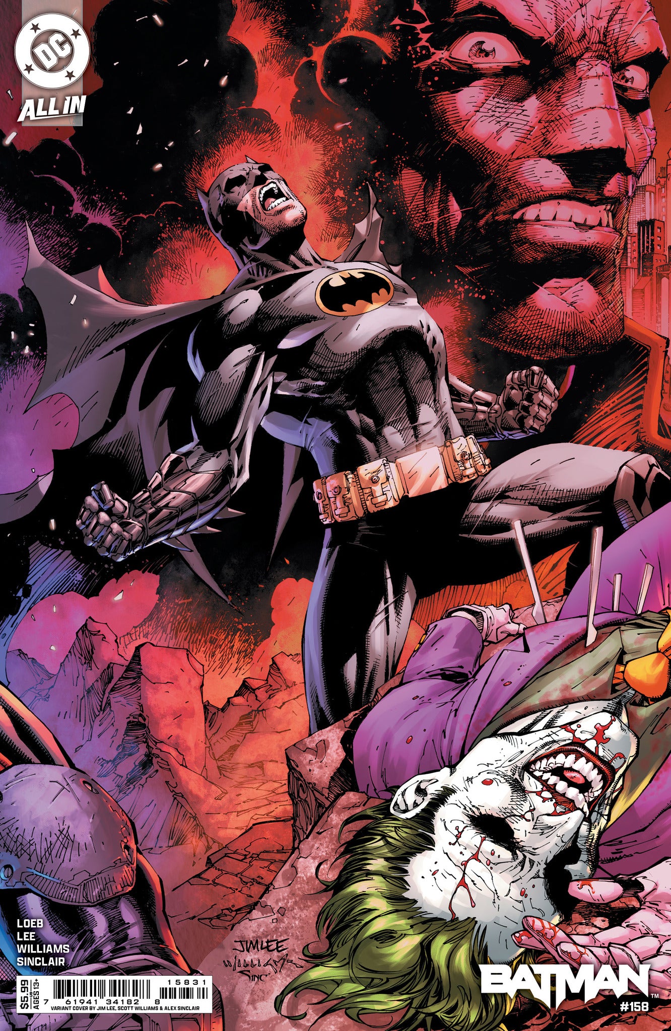 26/03/2025 BATMAN #158 JIM LEE VARIANT B