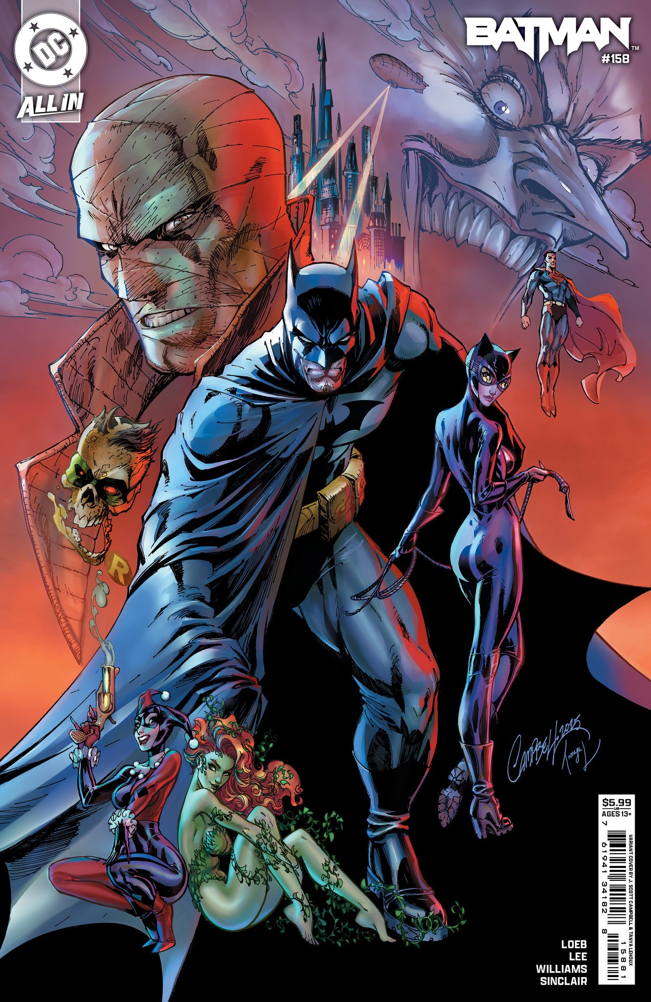 26/03/2025 BATMAN #158 J SCOTT CAMPBELL VARIANT