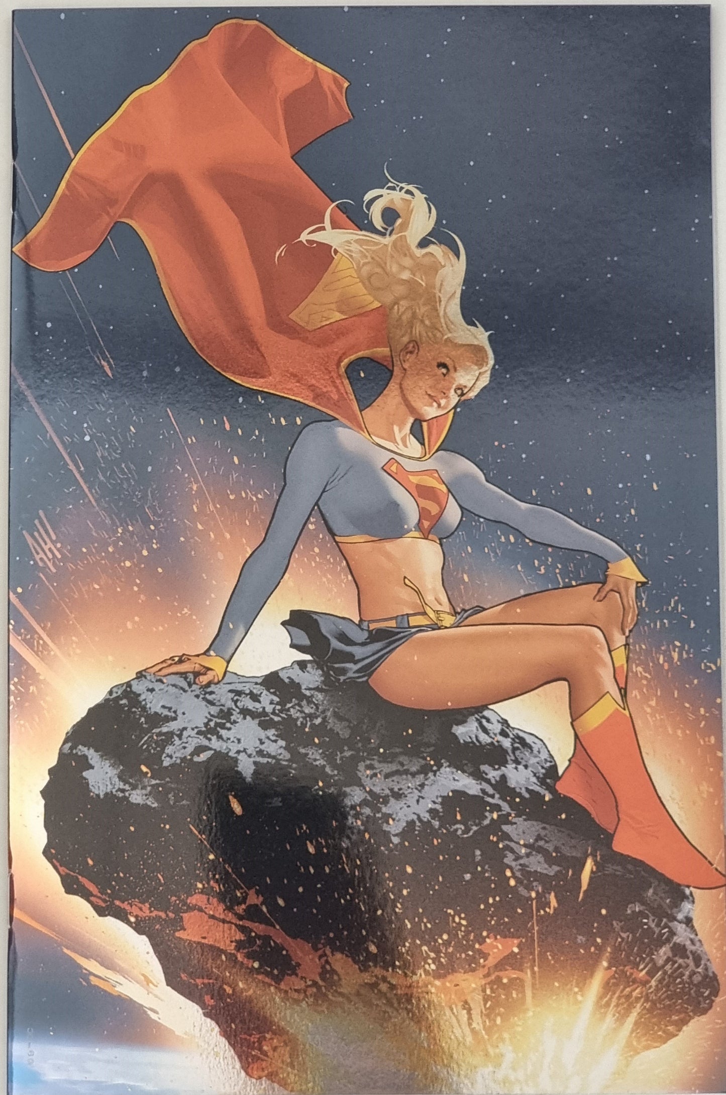 LEGION OF SUPERHEROES #23 ADAM HUGHES VIRGIN FOIL SDCC VARIANT LIMITED TO 500 COPIES