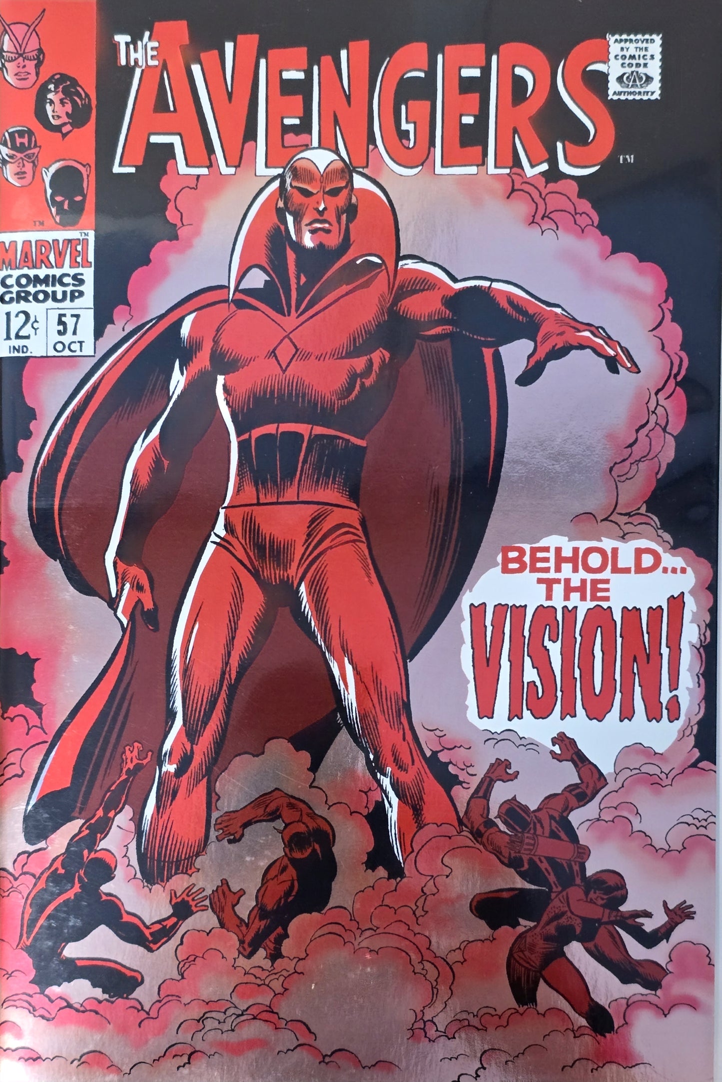 AVENGERS (1963) #57 '1ST APP OF THE VISION' FOIL VARIANT LIMITED TO 1000 COPIES