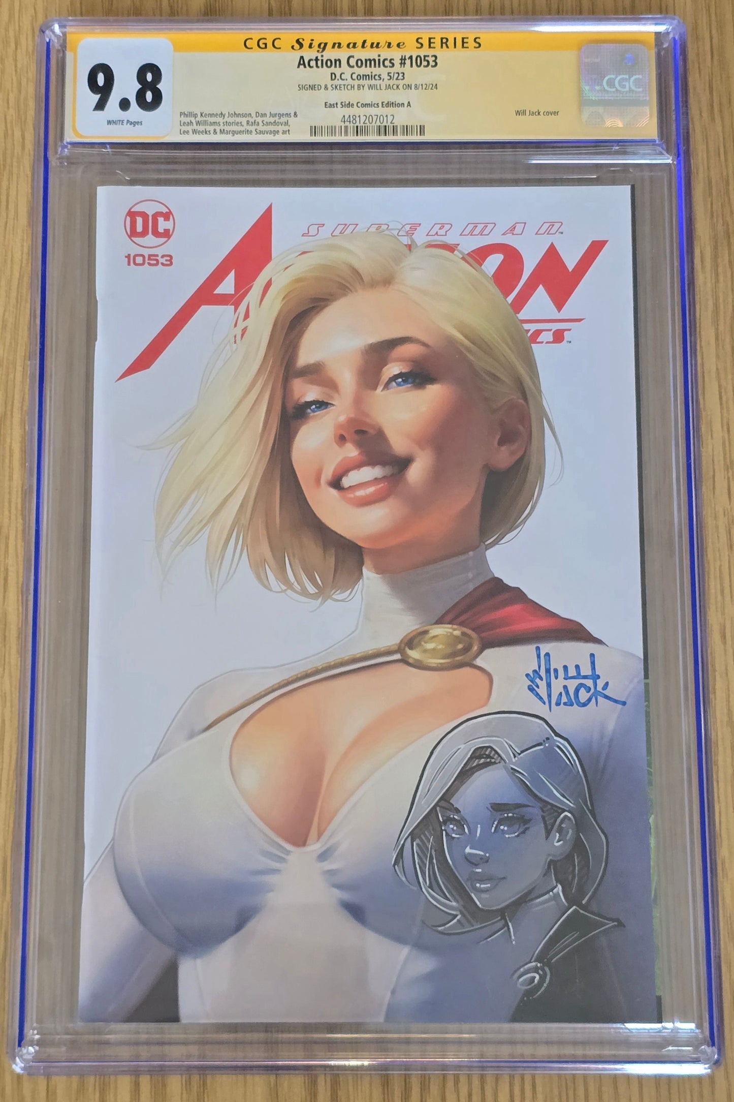 ACTION COMICS #1053 WILL JACK TRADE DRESS VARIANT LIMITED TO 3000 COPIES CGC REMARK 9.8