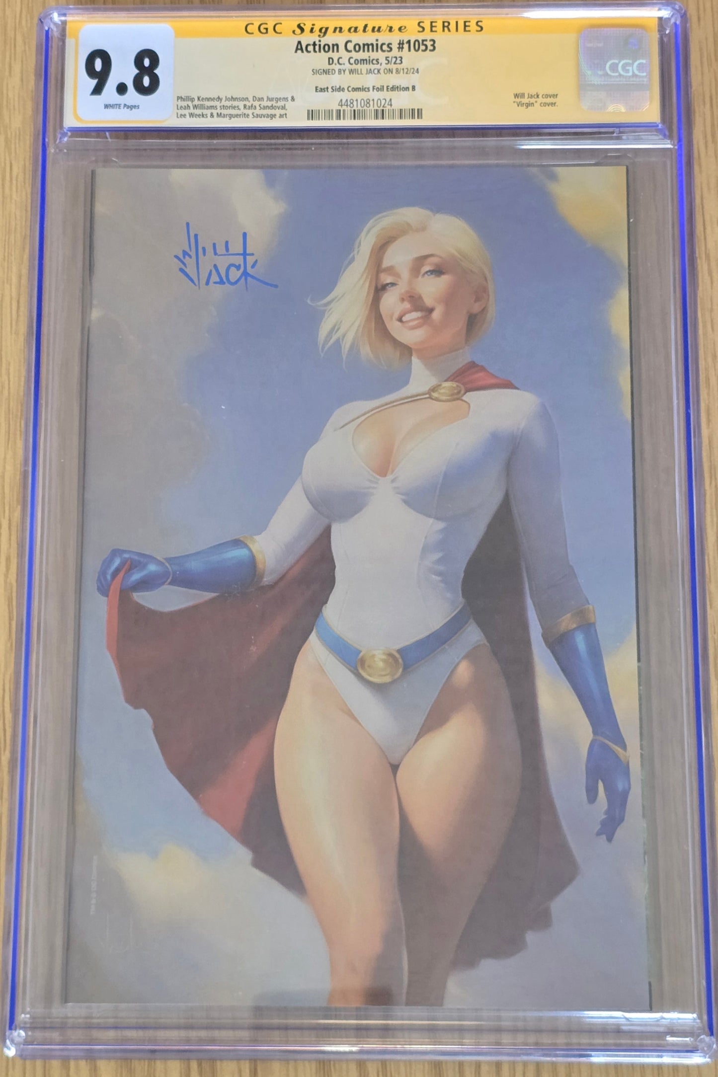 ACTION COMICS #1053 WILL JACK FOIL MEGACON VARIANT B LIMITED TO 1000 COPIES CGC SS 9.8