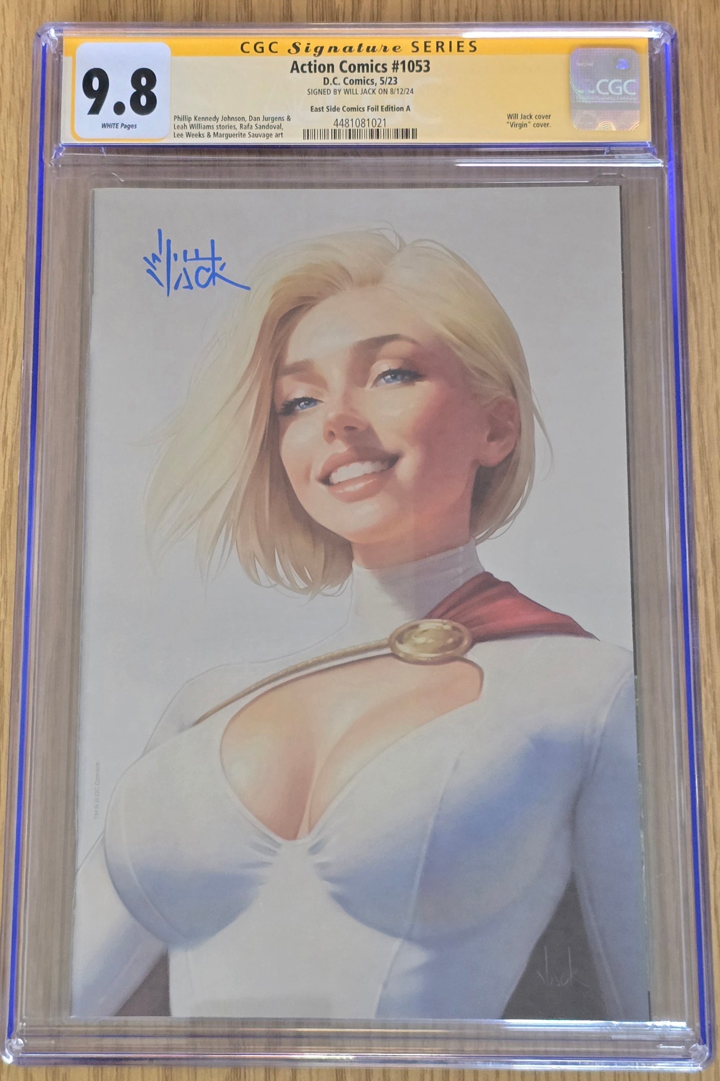 ACTION COMICS #1053 WILL JACK FOIL MEGACON VARIANT A LIMITED TO 1000 COPIES CGC SS 9.8