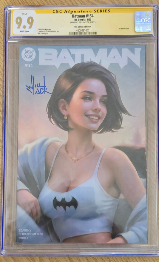 BATMAN #154 WILL JACK TRADE DRESS VARIANT LIMITED TO 1500 COPIES CGC SS 9.9