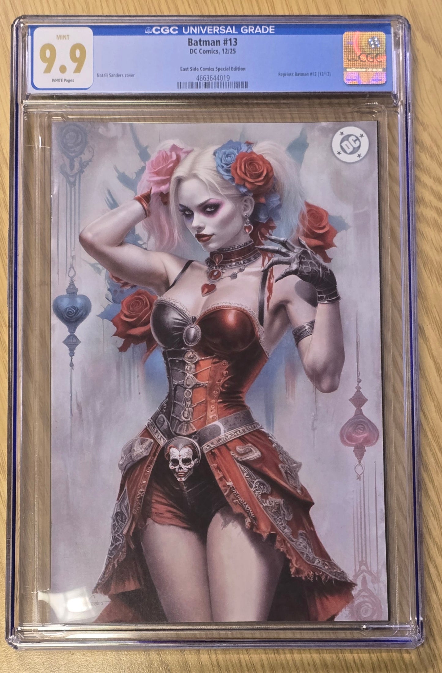 BATMAN (NEW 52) #13 NATALI SANDERS STEAMPUNK VARIANT LIMITED TO 800 COPIES CGC 9.9