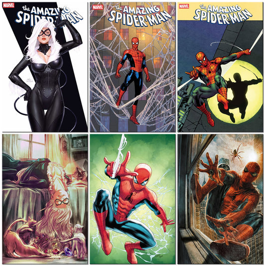 AMAZING SPIDER-MAN #1 INHYUK LEE VARIANT LIMITED TO 1000 COPIES WITH NUMBERED COA + 1:25, 1:50, 1:50, 1:100 & 1:200 VARIANT