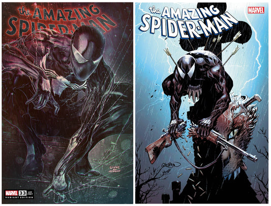 AMAZING SPIDER-MAN #33 JOHN GIANG HOMAGE VARIANT LIMITED TO 800 COPIES WITH NUMBERED COA + 1:25 VARIANT