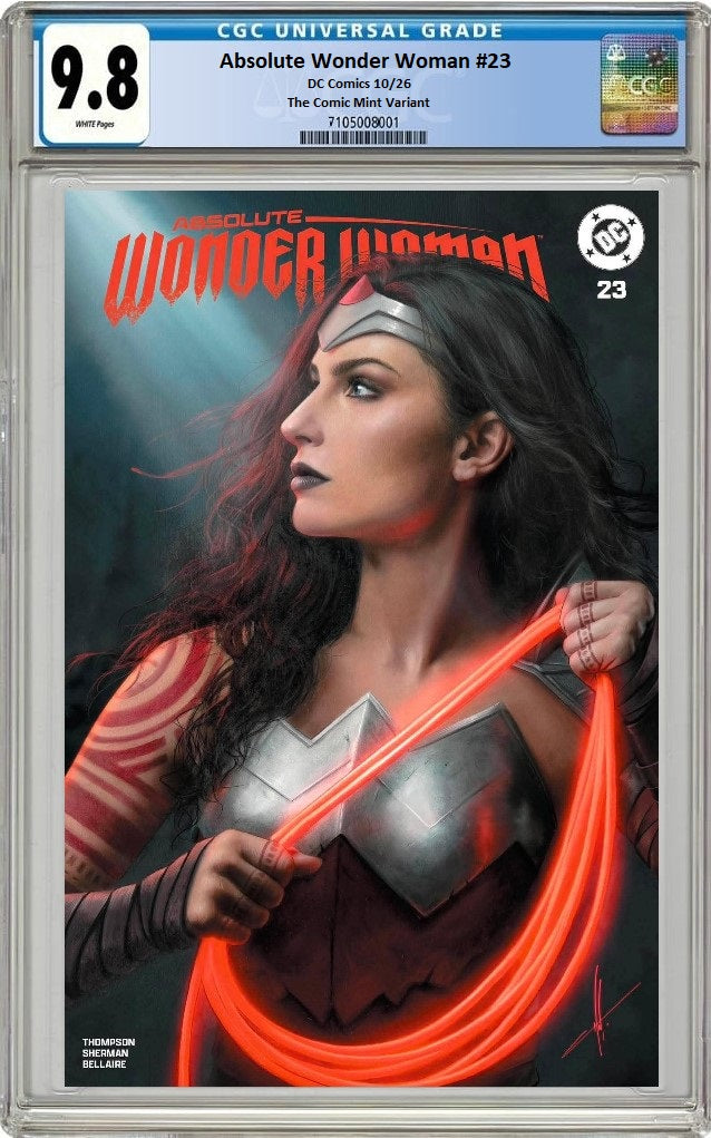 ABSOLUTE WONDER WOMAN #23 CARLA COHEN VARIANT LIMITED TO 600 COPIES CGC 9.8 PREORDER