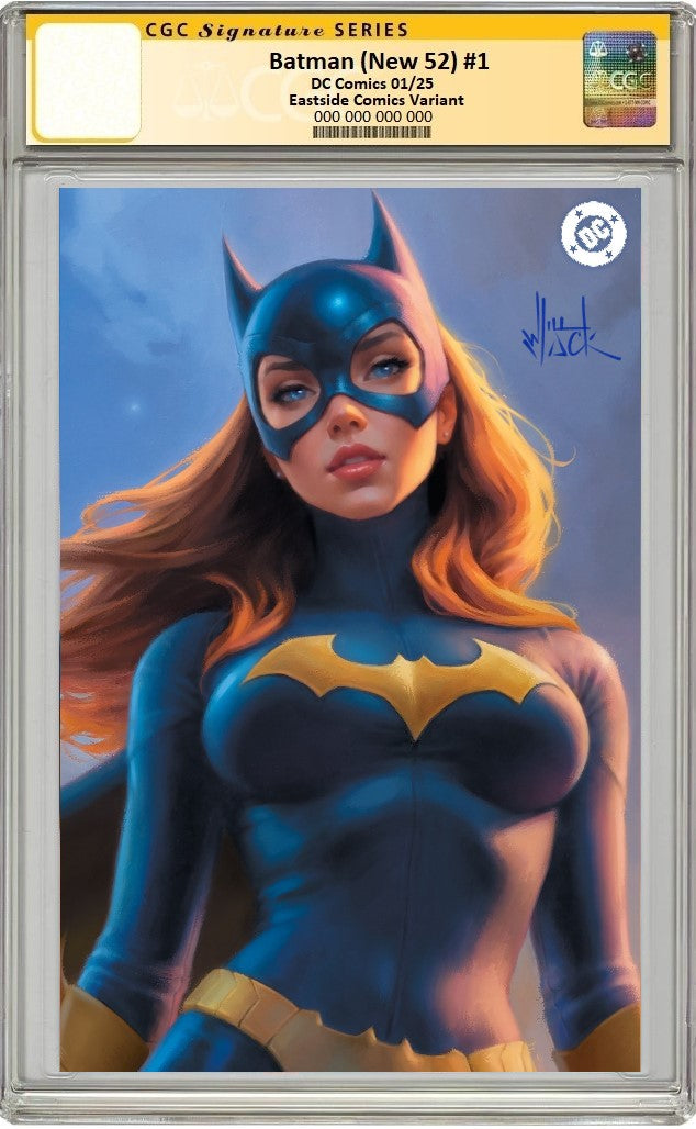 BATMAN (NEW 52) #1 WILL JACK ZOOMED IN VIRGIN VARIANT LIMITED TO 1000 COPIES CGC SS PREORDER