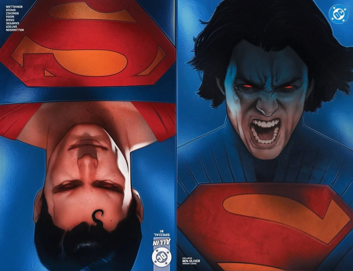 DC ALL IN SPECIAL #1 BEN OLIVER SUPER MAN NYCC 2026 FOIL VARIANT LIMITED TO 1200 COPIES