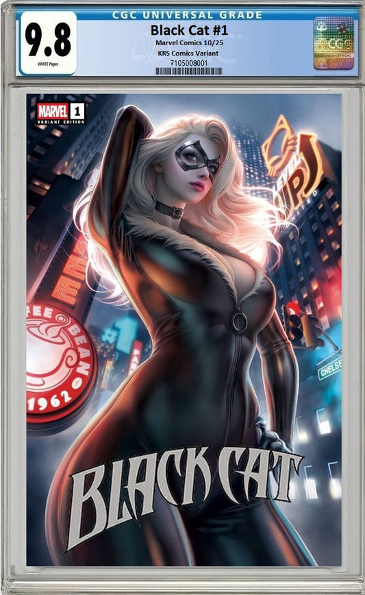 BLACK CAT #1 WARREN LOUW VARIANT LIMITED TO 1000 COPIES CGC 9.8 PREORDER