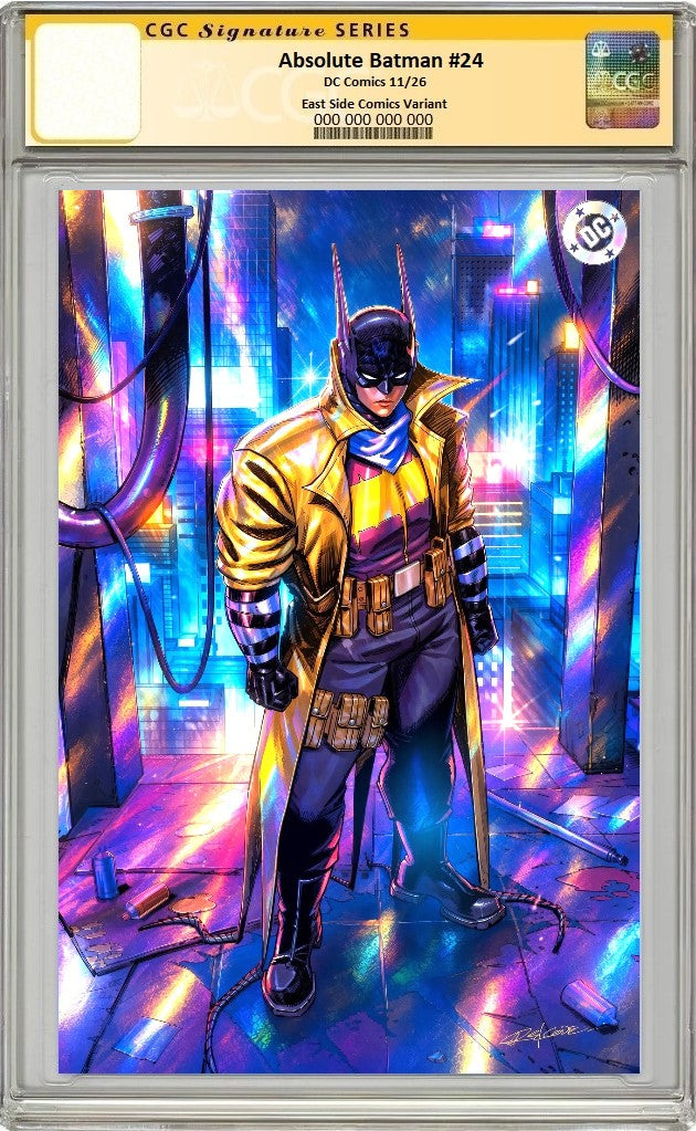 ABSOLUTE BATMAN #24 REDCODE NYCC VIRGIN FOIL VARIANT LIMITED TO 800 COPIES CGC REMARK PREORDER