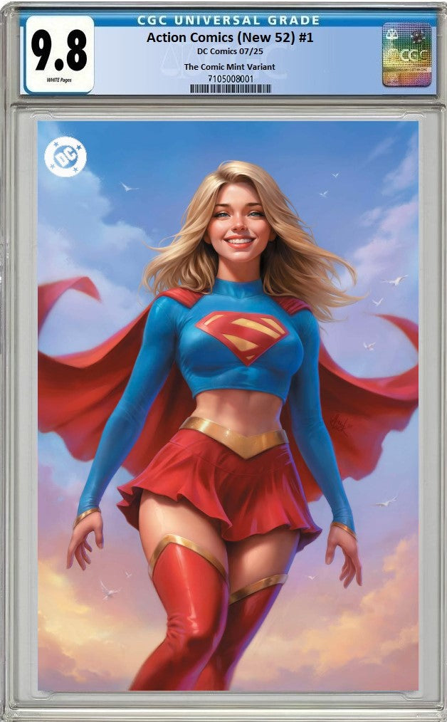 ACTION COMICS (NEW 52) #1 WILL JACK FULL BODY VIRGIN VARIANT LIMITED TO 800 COPIES CGC 9.8 PREORDER