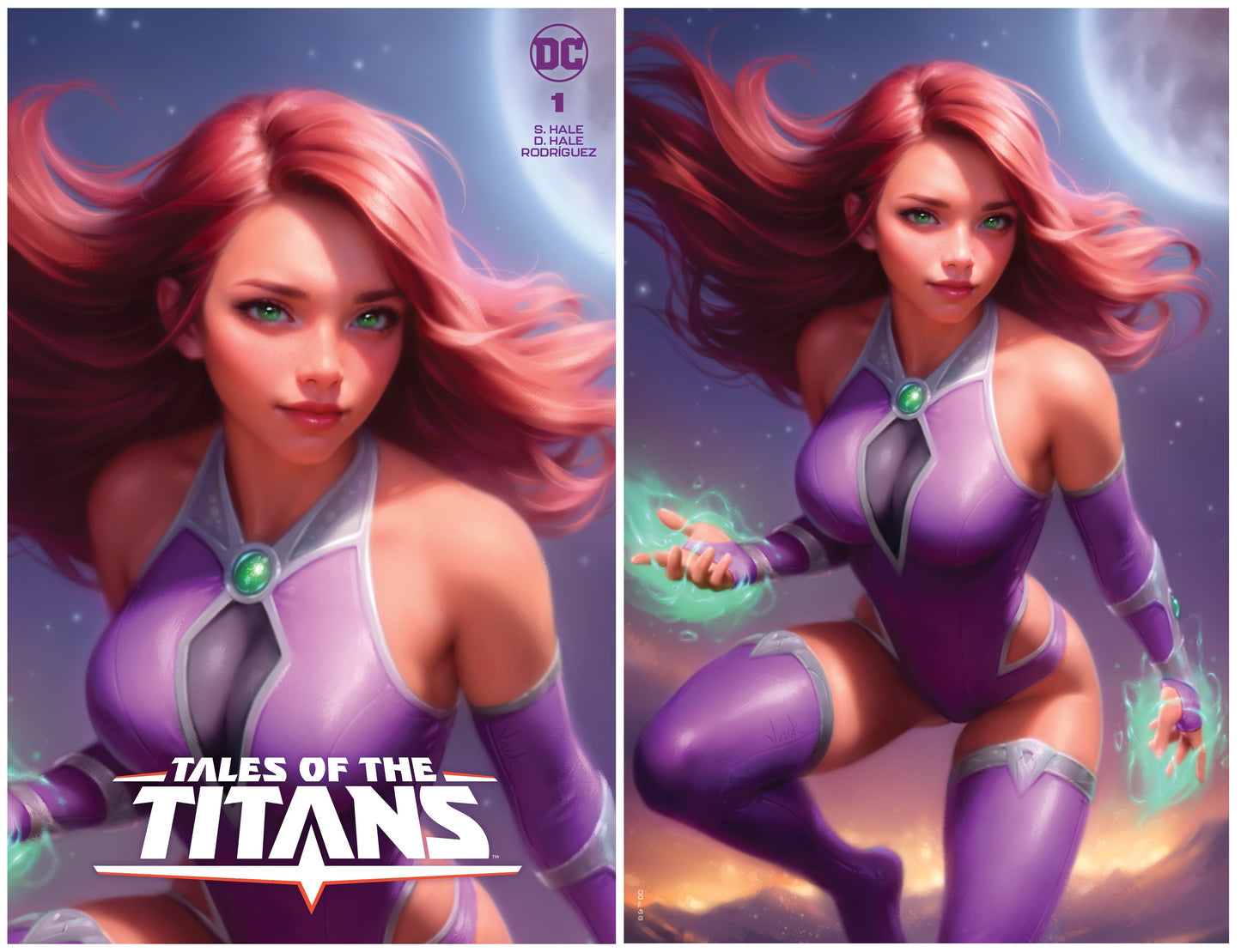 TALES OF THE TITANS #1 WILL JACK TRADE/VIRGIN VARIANT SET LIMITED TO 1000 SETS
